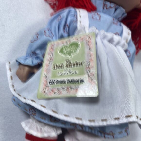2018 Precious Moments The Doll Maker Timeless Raggedy Ann Doll 4557 New Cond - Picture 8 of 10